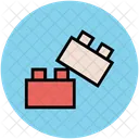 Lego Buildings Blocks Icon