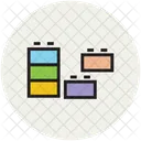Lego Buildings Blocks Icon