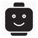 Lego Kopf Gesicht Symbol
