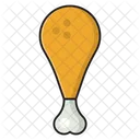 Drumstick Legpiece Chicken Icon