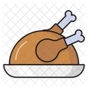 Legpiece Chicken Food Icon