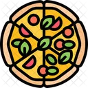 Pizza de legumes  Ícone