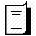 Lehrbuch Text Notizen Icon
