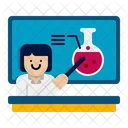 Lehrerin Chemielehrerin Studium Symbol