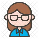 Lehrerin Symbol