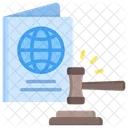 Lei De Imigracao Justica Lei Ícone