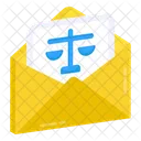 Correio De Justica Correio Juridico E Mail Icon