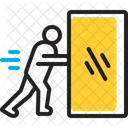 Leicht Schieben Bequem Symbol