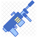 Leichtes Maschinengewehr Maschinengewehr Hohe Munition Symbol