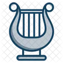 Harfe Saiteninstrument Lyra Symbol