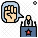Macht Politik Ermutigen Symbol