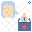 Macht Politik Ermutigen Symbol