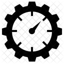 Leistung Geschwindigkeit Bedienung Symbol