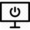 Stromversorgung Standby Fernseher Symbol