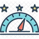 Leistung Tachometer Effizienz Symbol