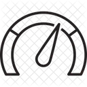 Leistung Leistungsmesser Tachometer Symbol
