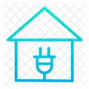 Stromanschluss Im Haus Strom Fur Zu Hause Strom Fur Das Haus Symbol