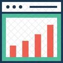 Leistung Balken Diagramm Icon