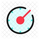 Leistungsmesser Geschwindigkeitsmesser Tachometer Symbol