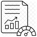 Leistungsmetriken Symbol