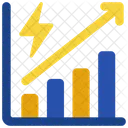 Diagramm zur Leistungssteigerung  Icon