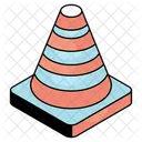 Verkehrskegel Pylone Blockade Symbol