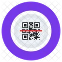 Scanner De Codigo QR Codigo De Resposta Rapida Codigo De Barras Matricial Ícone