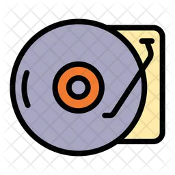 Leitor de disco  Ícone