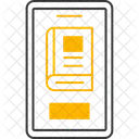 Aplicativo De Leitura Icone De Aprendizagem Ao Longo Da Vida Aplicativo Movel Ícone