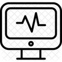Ecg Leitura Batimento Cardiaco Ícone