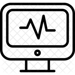 Leitura de eletrocardiograma  Ícone