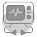 Leitura De Ecg Ecg Leitura Ícone