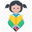 Leitura de livro  Ícone