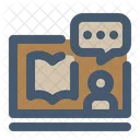 Leitura de livros on-line  Ícone