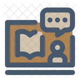 Leitura de livros on-line  Ícone