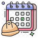 Lembrete Do Dia Do Trabalho Calendario Programacao Ícone