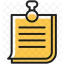 Pegajosas Notas Escritorio Ícone