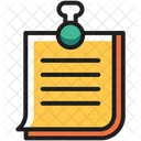 Pegajosas Notas Escritorio Ícone