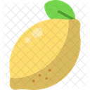 Lemon Citrus Fruit Vegan Icon