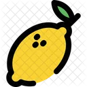 Lemon Food Symbols Nutrition Icon