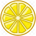 Lemon Fruit Fit Icon