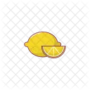Lemon Lime Citrus Icon
