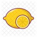 레몬 라임 감귤류 아이콘