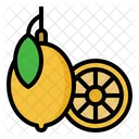 Lemon Citrus Vitamin Icon