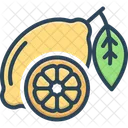 Lime Lemon Wedge Icon
