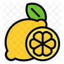 Lemon Vegetarian Fresh Icon