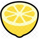 Lemon Half Fruit Icon