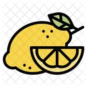Lemon Lemon Slice Healthy Icon