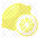 Lemon Citrus Slice Icon
