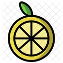 Lemon Food Healthy Icon